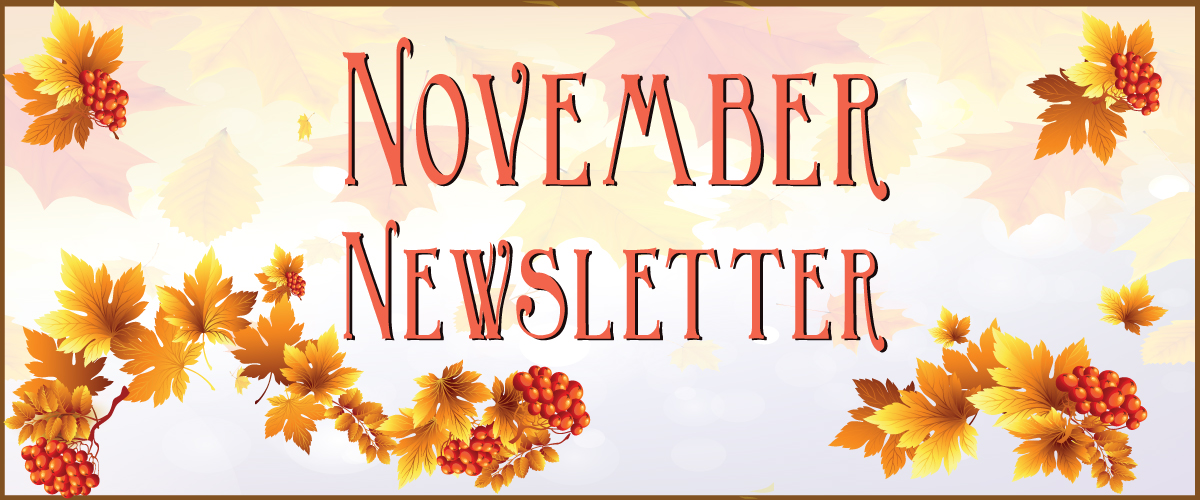 Permalink to:November Newsletter